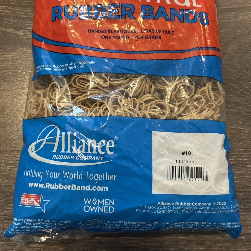 1LB Bag Advantage Rubber Bands Size #10 (1-1/4 x 1/16